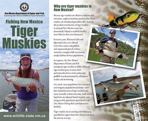 Tiger Muskies Brochure 2014 - New Mexico Game and Fish
