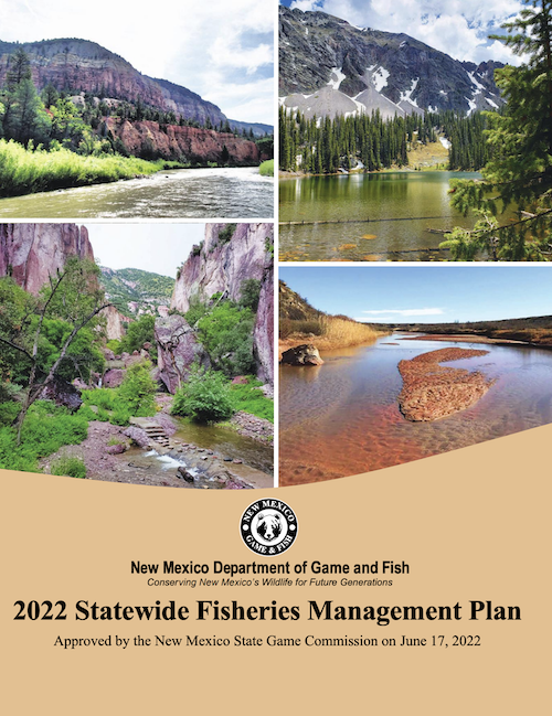 2015 Statewide Fisheries Management Plan - New Mexico Department of Game and Fish
