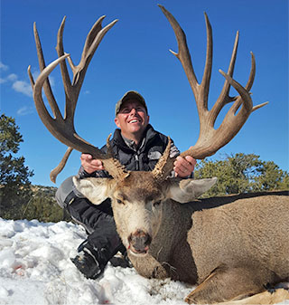 This monster buck was harvested with the 2015 auction deer permit. (Photo: Courtesy of Dave Montoya)