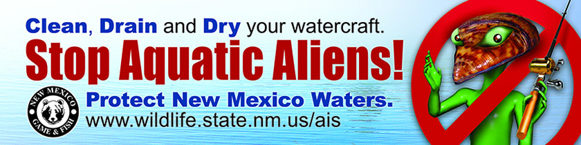 Aquatic Aliens could be a future conservation challange in the state of New Mexico.  You can help!