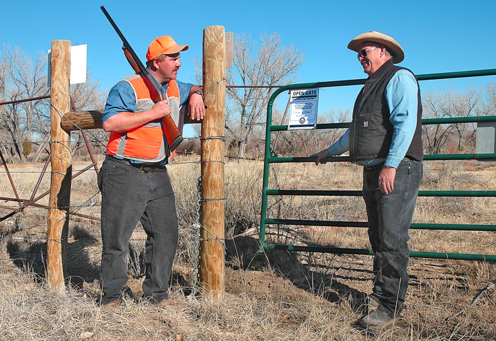 New Mexico hunter access to private land through the Department of Game and Fish program Open Gate