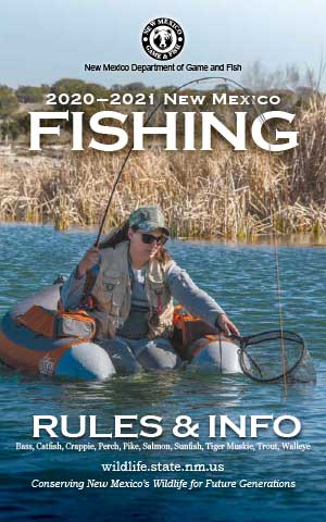 2020-2021 Fishing Rules and Info regulations proclamation booklet guide (PDF & print) - New Mexico Department Game and Fish